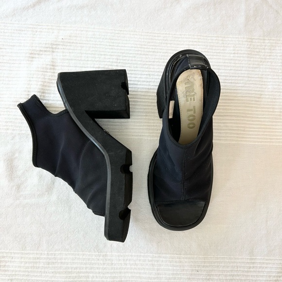 Retro 90s Me Too Topper Chunky Heel Shoes - Picture 7 of 14